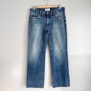 Aeropostale Mens Benton Original Bootcut Jeans Medium Wash Blue Denim Size 30X32